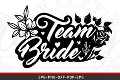Team Bride SVG Product Image 1