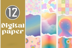 Pastel Aesthetic Digital Paper Pack Product Image 1
