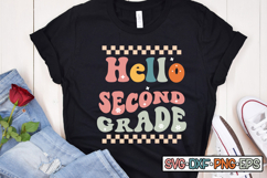 Hello Second grade SVG Design, Back to school Product Image 2