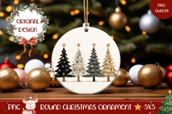 Boho Christmas Ornament, Christmas Tree Ornament Design Product Image 1