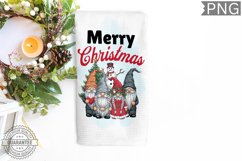 Merry Christmas Kitchen Towel - Christmas Towel Design Product Image 1