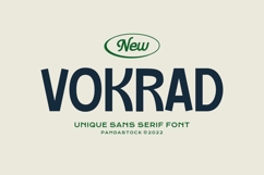 Vokrad - Minimal Sans Font Product Image 1