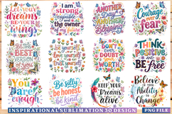Inspirational quotes sublimation designs, Motivational PNG Product Image 1