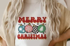 Merry Christmas PNG, Retro Christmas SVG, Christmas SVG Product Image 2
