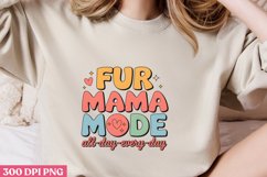 Fur mama mode PNG, Dog Mom Sublimation PNG Product Image 2