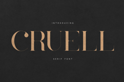 Cruelli Elegant Luxury Serif Font Product Image 1