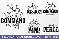 Motivational Quotes Designs SVG Product Image 1