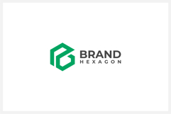 Hexagon Letter B Logo Design Vector Template Product Image 1
