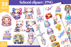 Iridescent School Bundle Back to school 100 day of school Product Image 1