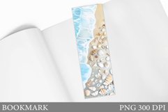 Sea Bookmark Design. Seashell Bookmark Sublimation Product Image 1