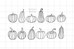 Pumpkin SVG bundle, pumpkin silhouette svg, Thanksgiving svg Product Image 2