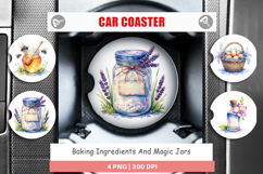 Baking Essentials Car Coaster Product Image 1