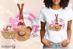 Summer Girl PNG, Beach african american clipart, Afro girl Product Image 2