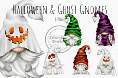 Halloween and Ghosts Set of 6 Gnome Clipart PNG Product Image 1