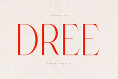 Dree Elegant High Contrast Serif Font Product Image 1