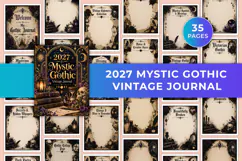 2027 Mystic Gothic Vintage Journal Kdp interiors Product Image 1