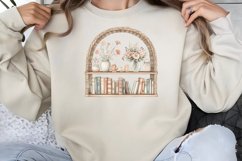 Boho Bookshelf Clipart PNG Product Image 1