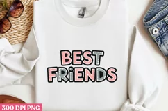BEST FRIENDS PNG, Friendship Sublimation PNG Product Image 2