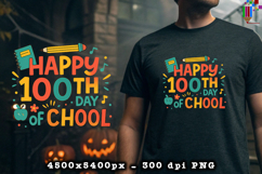 Happy 100th Day of School PNG Product Image 2