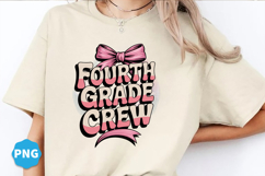 Fourth grade crew Back to School Png design, Back to school Product Image 1