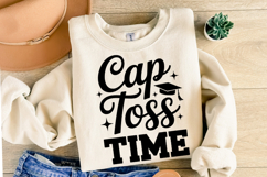 Cap Toss Time svg | Graduation Svg | Shirt Svg Product Image 2