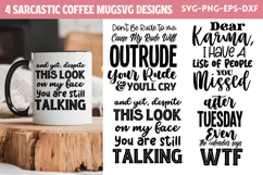 Sarcastic Coffee Mug SVG Product Image 1