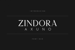 Zindora &amp; Axuno Elegant Font Duo Product Image 1