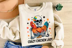 Crazy Chicken Lady Svg | Svg Cut File | Shirt Svg Product Image 2