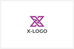 Geometric Letter X Logo Design Vector Product Image 1