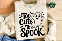 Too Cute To Spook Svg | Halloween Svg | Shirt Svg Product Image 2