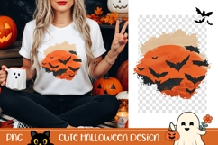 Halloween Bats PNG, Cartoon Halloween Bats Sublimation PNG Product Image 1
