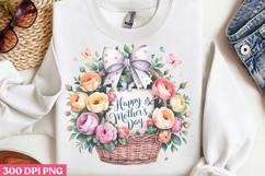 Happy Mothers Day Floral PNG Product Image 2