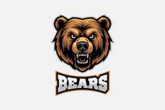 Bear Mascot Cartoon Logo Template Product Image 2