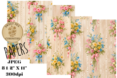 Shabby Chic, Papers, Junk Journal Product Image 1