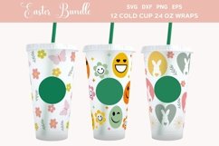 Starbucks Cold Cup 24oz, Easter SVG Bundle, Spring Template Product Image 5