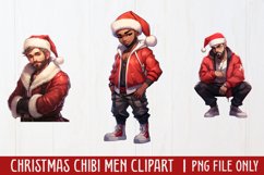 Christmas Chibi Men Clipart Sublimation Product Image 1