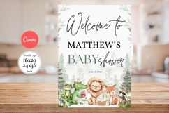 Baby Shower Welcome Sign Template 150 Product Image 1