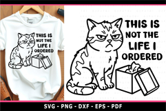 This is not life I ordered, Funny Quotes SVG, Sarcastic SVG Product Image 1