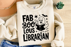 Fab Boo Lous Librarian Svg | Halloween Svg | Shirt Svg Product Image 2