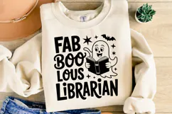 Fab Boo Lous Librarian Svg | Halloween Svg | Shirt Svg Product Image 2