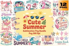Cute Summer Sublimation PNG Bundle Product Image 1