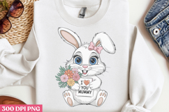Love you, mommy PNG ,Cute Animals Mothers Day Clipart PNG Product Image 2