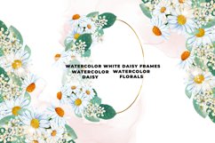 Watercolor Daisy Frames Product Image 1