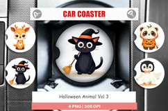 Car Coaster Halloween Animals Product Image 1