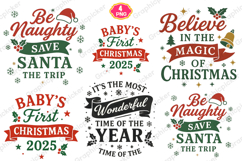 Believe in the Magic of Christmas PNG, Merry Christmas 2025 Product Image 2