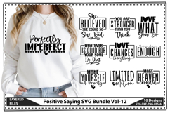 Positive Saying Svg Bundle Product Image 1