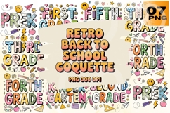Retro Coquette School Grade PNG Pack Product Image 1