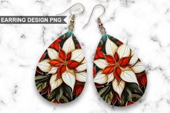 Stained Glass Christmas flowers Earrings Bundle Product Image 2