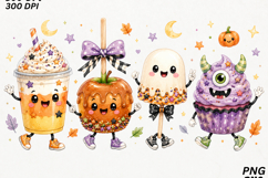 Cute Ghost Cupcake Sublimation Design SVG Product Image 2