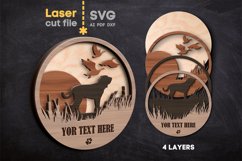 Bloodhound Dog SVG laser cut files for Glowforge Product Image 1